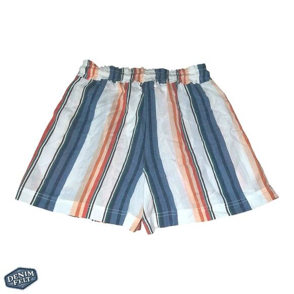 Xirena "Cooper" Easy Fit Casual Gauze Shorts Multicolor Stripes w/ Pockets | NEW - Picture 11 of 16